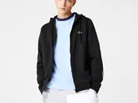 Мужская флисовая толстовка lacoste на молнии