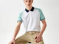 Мужское поло lacoste slim fit