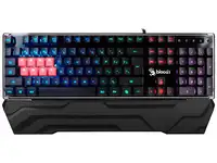 Клавиатура a4tech b3370r черный usb multimedia gamer led