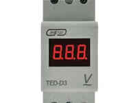 Bольтметр цифровой TED-D3 АС на din-рейку Энергия , 100 шт