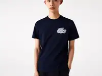 Мужская футболка lacoste с круглым вырезом