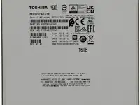 3.5" 16tb toshiba enterprise capacity mg08sca16te sas 12gb/s, 7200rpm, 512mb