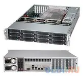 Серверный корпус 2u supermicro cse-826be1c4-r1k23lpb 2 х 1200 вт чёрный