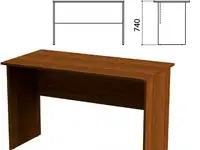 Стол письменный "эко", 1200х600х740 мм, орех, 400747-19