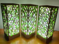 Зелёный Интерьерный лампа-ночник, фотография 11