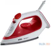 Утюг braun si1019rd 2000вт белый красный