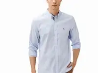 Мужская рубашка lacoste slim fit
