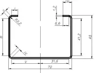 Гнутик швеллер профиль уголок не стандартных размеров по чертежу изготовим, фотография 2