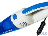 Пылесос автомобильный starwind cv-140 белый/синий 150вт