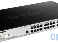 Коммутатор d-link dgs-1210-28/me/b1a управляемый коммутатор 2 уровня с 24 портами 10/100/1000base-t,