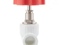 Вентиль полипропилен, D 20-225 мм, Вид: запорный; радиаторный..., Давление: Ру25; Ру32; Ру63...