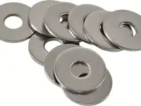 Шайба для винтов, Марка: А2; AISI 304; AISI 316..., D 0,5-600 мм, сталь; нержавеющая сталь; пластик...