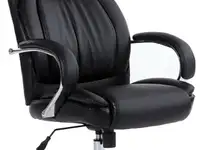 Кресло офисное brabix "advance ex-575", хром, экокожа, черное