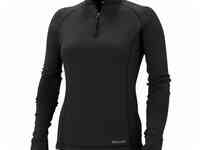 Пуловер marmot power stretch half zip lady black