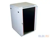 Шкаф напольный 18u цмо штк-м-18.6.6-1ааа/штк-м-1в-27.6.6 600х600mm дверь стекло в двух коробках