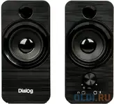Колонки dialog stride ast-17up черные 2.0 (10w rms, phoneout, mic in,usb)