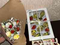 торт/клубника в школаде/шоколадный бокс, фотография 6