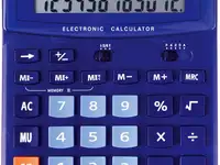 Калькулятор настольный staff stf-888-12-bu 12-разрядный синий 250455