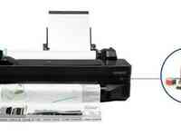 Плоттер hp designjet t120 с снпч и чернилами
