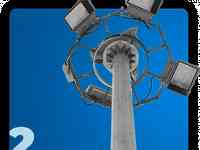 Опоры уличного освещения и светодиодные светильники, фотография 2