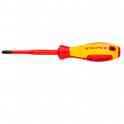 Отвертка для винтов тонкая с шлицем plusminus ph knipex kn-982402sls, фотография 3