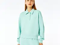 Женская толстовка lacoste из органического хлопка с флисом