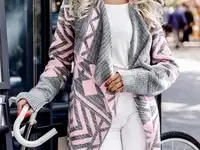 Кардиган с орнаментом