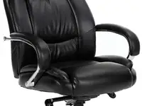 Кресло офисное brabix "direct ex-580", хром, рециклированная кожа, черное