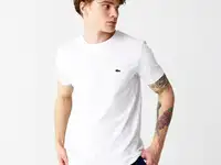 Женская футболка lacoste oversize fit из хлопка