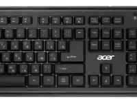 Клавиатура + мышь acer okr120 клав:черный мышь:черный usb беспроводная