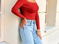 Кроп-топ с длинным рукавом