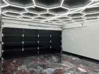 LED светильники соты линии любой рисунок для гаража, фотография 3