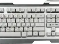 Клавиатура проводная dialog kgk-25u usb серебристый