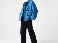 Женский короткий дафлкот lacoste l!ve из смесовой шерсти