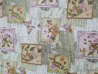 Красивая скатерть клеенка в стиле винтаж поле бабочки, качество