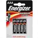 Батарейка energizer power alkaline lr03 aaa, 1.5v, 4 шт. блистер