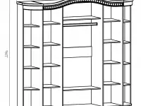 Спальный гарнитур Любава 6Д беж (МДФ). Форест Деко Групп, Беларусь, фотография 2