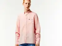 Мужская льяная рубашка lacoste regular fit