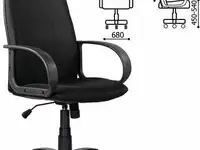 Кресло офисное brabix "praktik ex-279", ткань e, черное, 532021