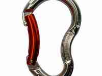 Карабин вертикаль детский скалолазный с гнутой защелкой keylock
