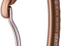 Карабин венто скалолазный лайт со скобой желтый