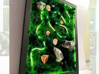 Картина из стабилизированного мха, фотография 4