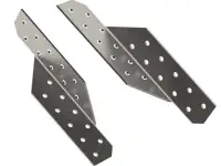 Наконечники и опоры балок Размер: 40; 25х140; 100х140..., Вид: держатель балки; опора бруса закрытая...