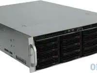 Серверный корпус 3u supermicro cse-836be1c-r1k23b 2 х 1200 вт чёрный