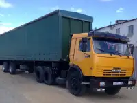 Требуется Водитель Е категории камаз с полуприцепом
