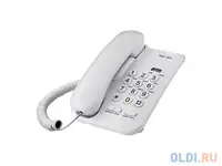 Телефон проводной texet тх-212 светло-серый