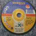 Диск АБРАЗИВ отрезной по мет RHODIUS Германия, фотография 3