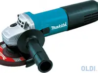 Углошлифовальная машина makita 9558hnr 840вт 11000об/мин рез.шпин.:m14 d=125мм