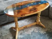 Продам чайные столики из эпоксидной смолы и спилов дерева, фотография 3