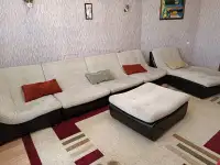 Диван бежевый, гостиный уголок, фотография 2